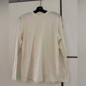 SKIMS Cream Long Sleeve Tee